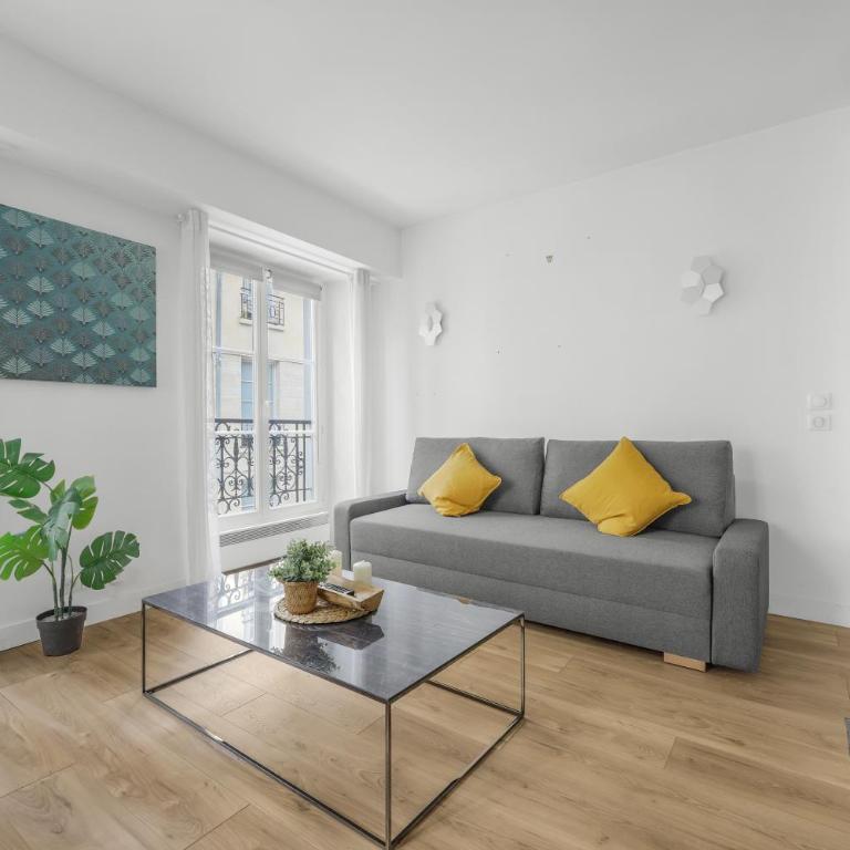 Hôtel de Ville Elegant 1BR Apartment with Netflix - Appartement 1 Chambre - 4