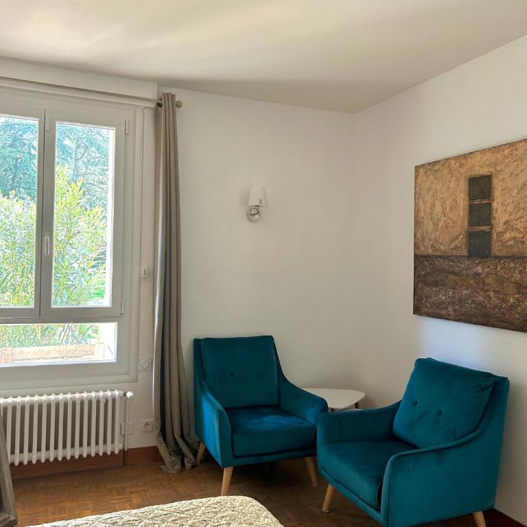 Mas Élunia, Gites et Chambres d'hôtes, entre Mer et Montagne - Appartement 1 Chambre - Vue sur Jardin - 3