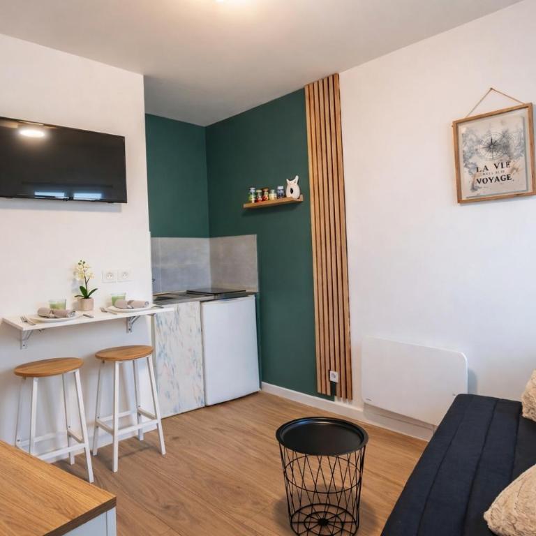 Studio cosy tout équipé proche gare - Appartement 1 Chambre - 1