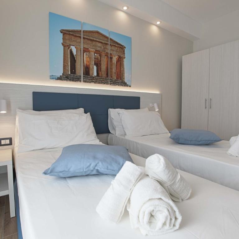 B&B Sikelia Suite - Camera Deluxe Matrimoniale/Doppia con Letti Singoli con Vista Mare - 7