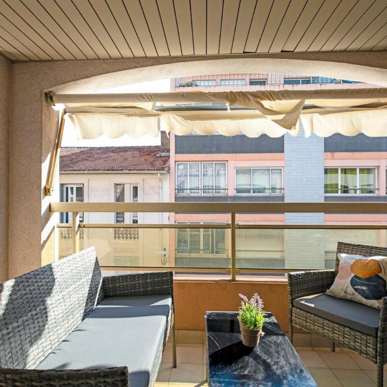 Juan-les-Pins Centre, Parking, terrasse, 1 chambre - Appartement 1 Chambre - 9