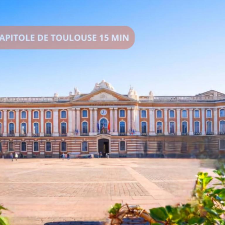 Appart climatisé Canal du Midi - Toulouse - Parking Privé - 10 min jardin des plantes - One-Bedroom Apartment - 12