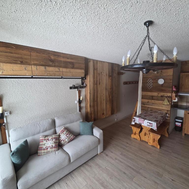 Studio cabine 4 pers Cosy esprit chalet Les glovettes - Appartamento con 1 Camera da Letto - 1