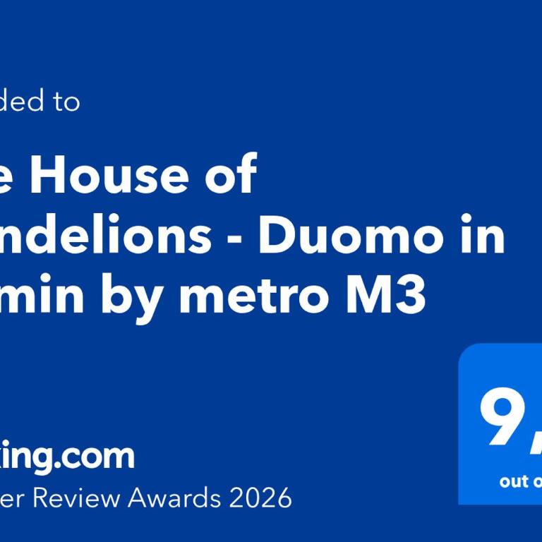 The House of Dandelions - M3 Duomo 15' - 2 camere - Appartamento con 2 Camere da Letto - 32