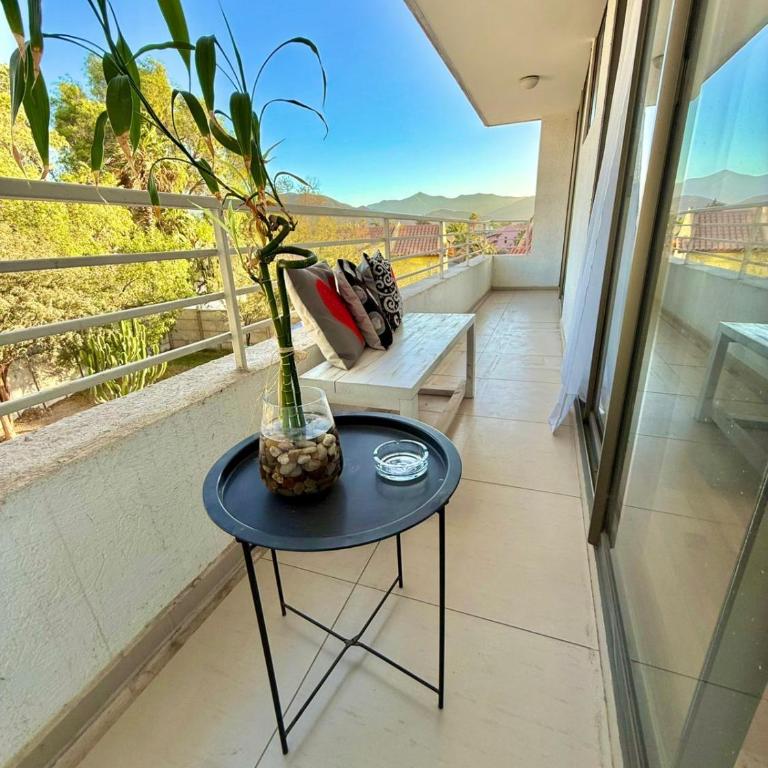 Departamento con piscina y Estacionamiento, A Pasos del Casino Antay - One-Bedroom Apartment - 7