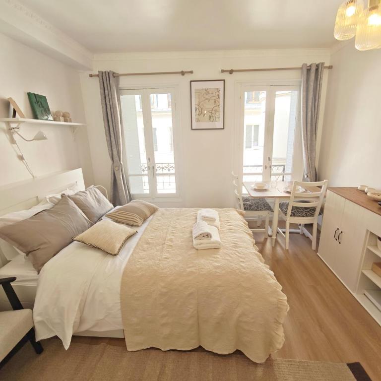 Charming Bright Studio 3 Min Walk to Opéra for 2 - Appartement 1 Chambre - 10