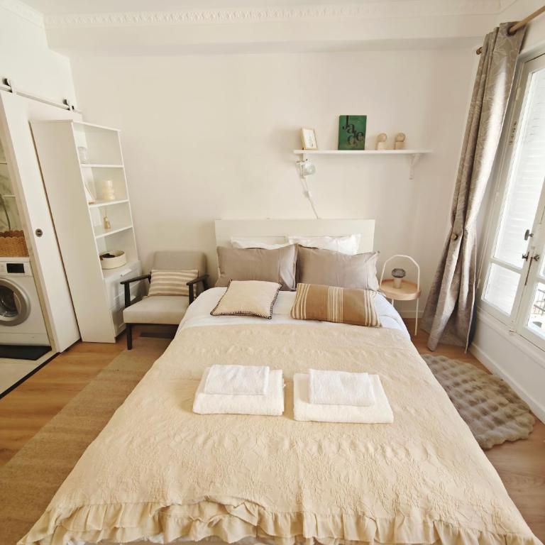 Charming Bright Studio 3 Min Walk to Opéra for 2 - Appartement 1 Chambre - 11