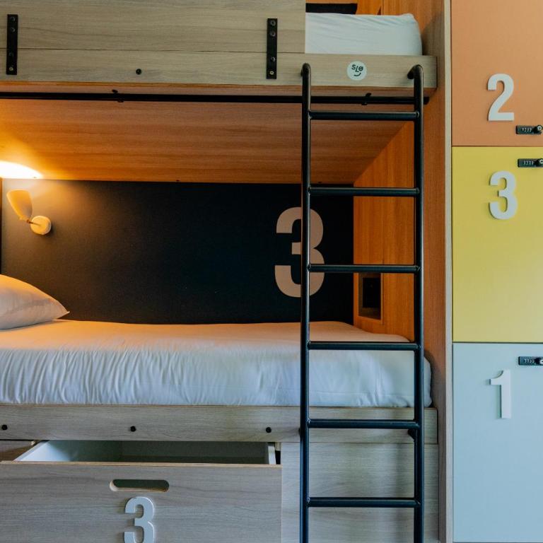 SLO HOSTEL Bordeaux - Lit dans Dortoir Mixte de 6 Lits - 5