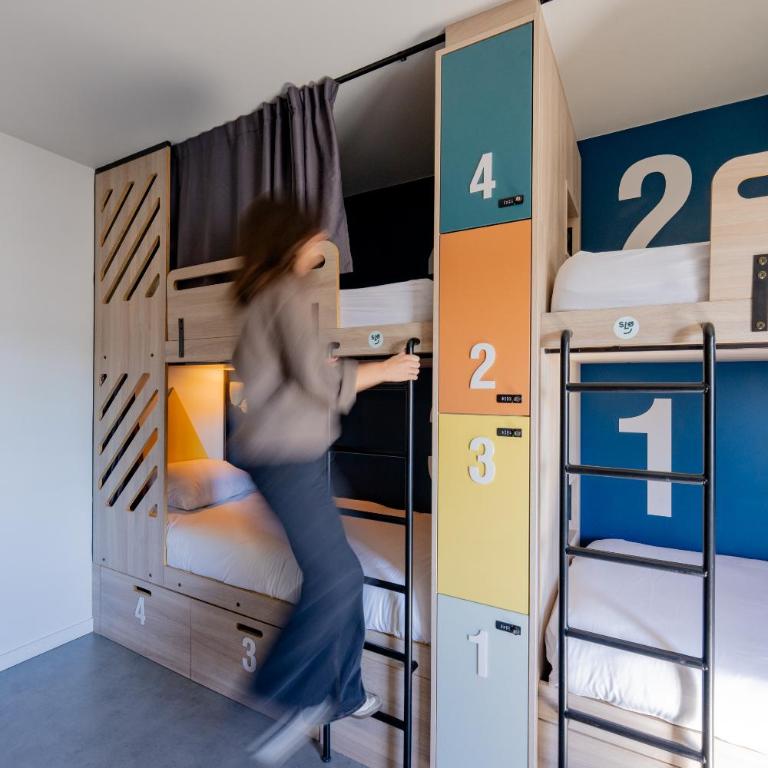 SLO HOSTEL Bordeaux - Lit dans Dortoir Mixte de 8 Lits - 2