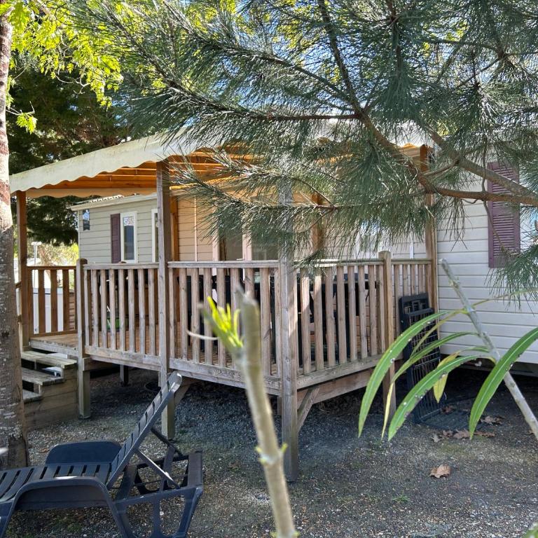 CS Lège-Cap-Ferret climatisé mobil-home 8 personnes avec Vayny - Mobile Home - 8