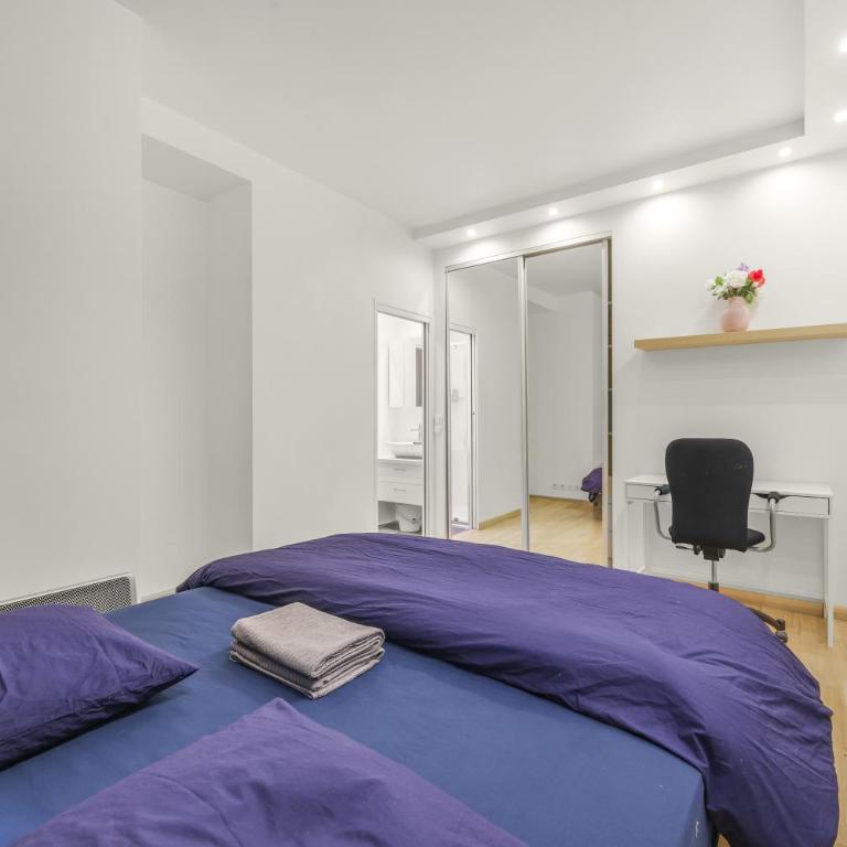 Canal Saint-Martin Spacious 2BR with NetFlix - Appartement 2 Chambres Deluxe - 12