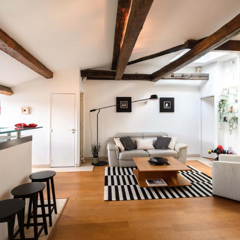Luxury Top Floor 2BR with Paris Rooftop Views - Appartement - 5