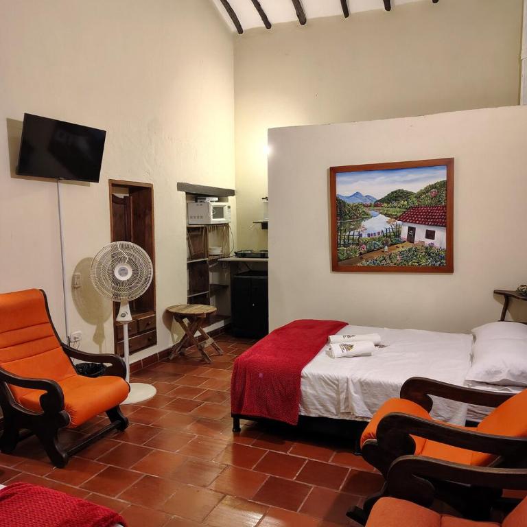 Apartaestudio Kaila - en el centro de Barichara - Apartamento de 1 dormitorio - 20