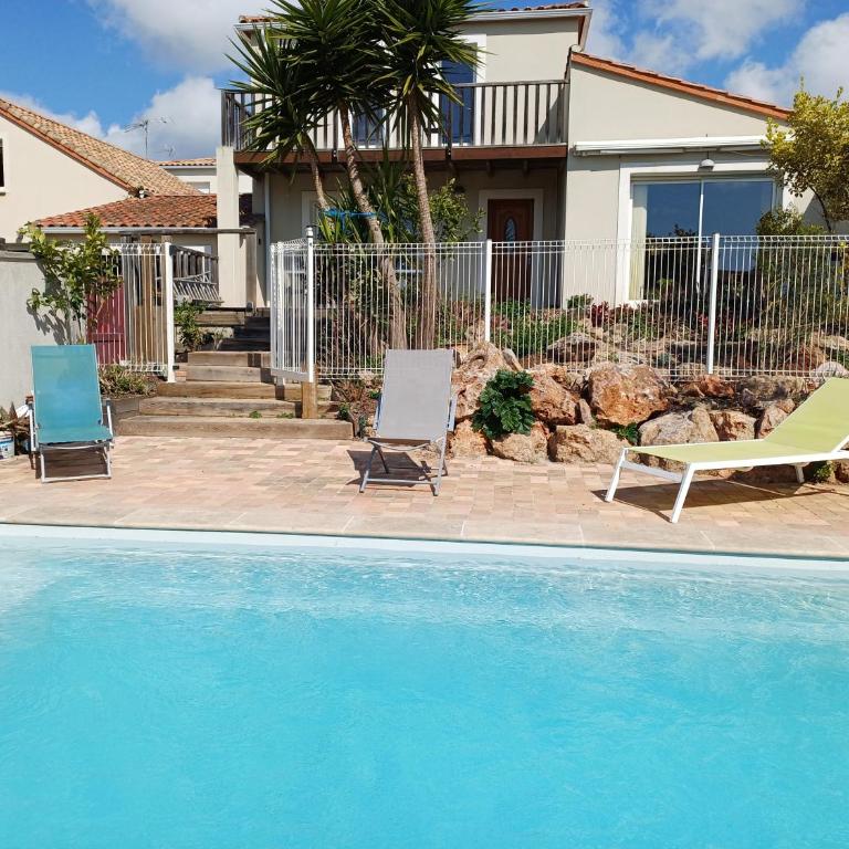 Grande villa neuve avec piscine près mer et Sète - Villa - 8