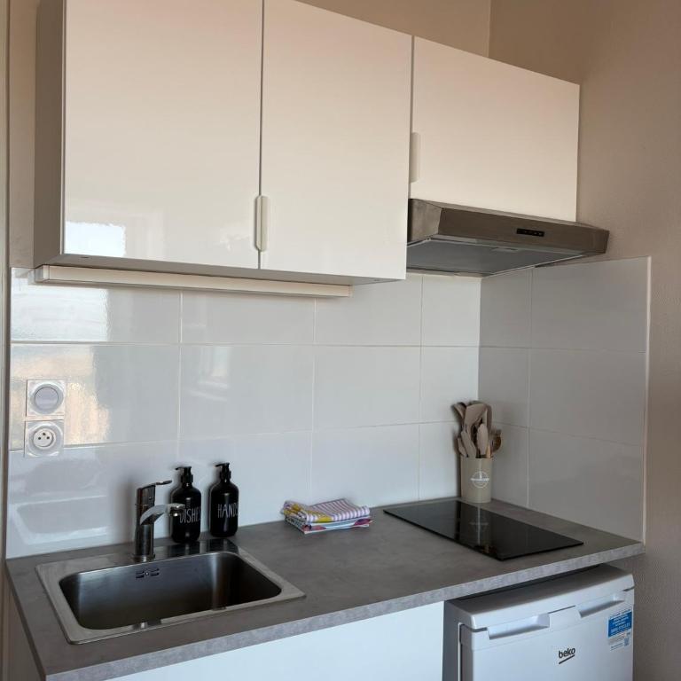 Studio vue mer Valras-Plage - One-Bedroom Apartment - 9