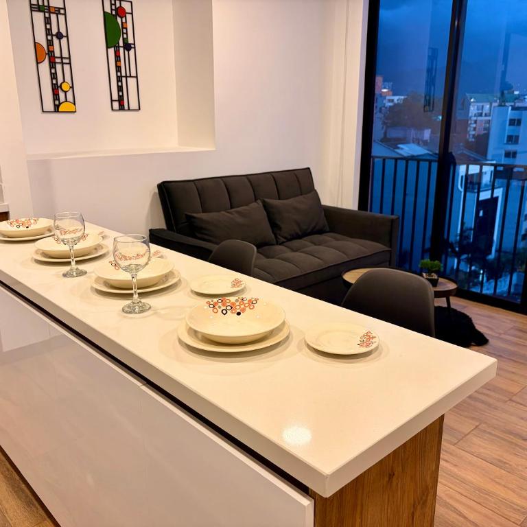 Apartamento moderno en Laureles excelente sector cerca al Portal del Quindio - Apartamento de 2 dormitorios - 1