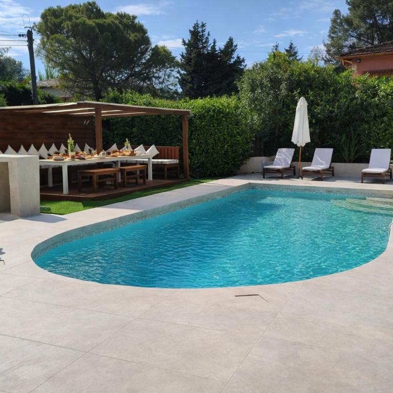 Villa Design Mougins - Pool House & Piscine sous les Palmiers - Villa 3 Chambres - 7