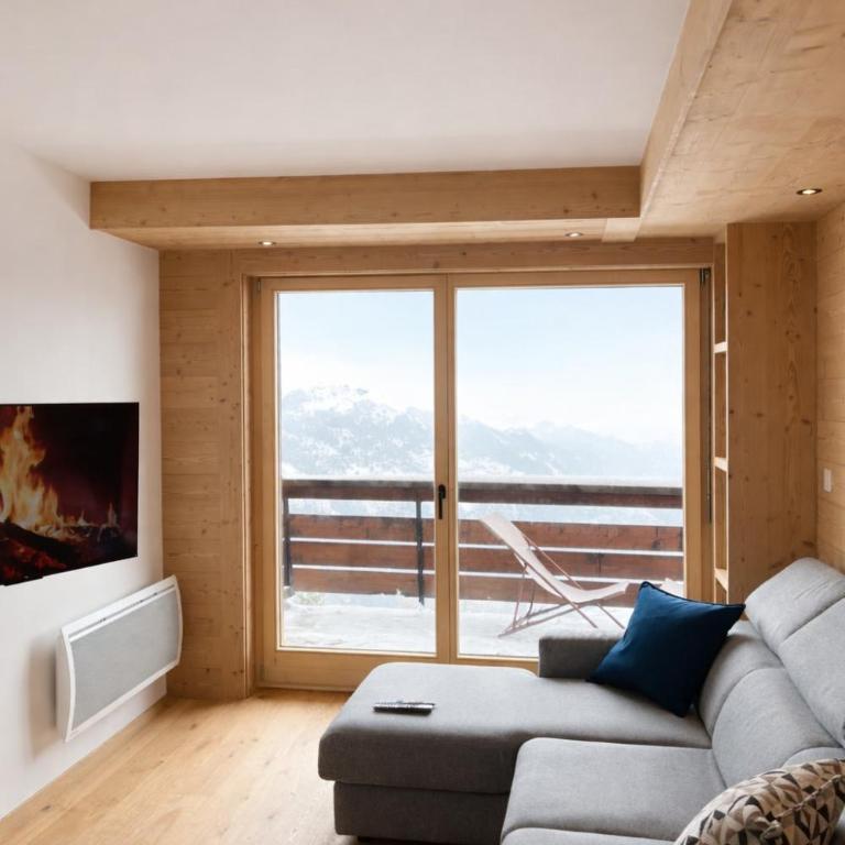 Appartement alpin, vue imprenable, 4 vallées - Apartment mit 1 Schlafzimmer - 1