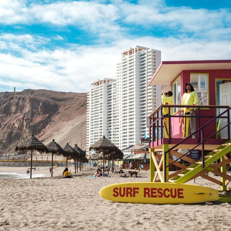 Frente A Playa El Laucho Dpto 2D 2B Terraza y Estacionamiento - Two-Bedroom Apartment with Balcony and Sea View - 15