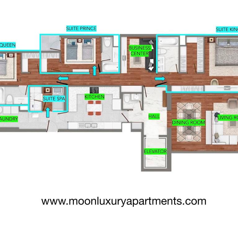 Moon Luxury Apartment - Apartamento Deluxe - 12