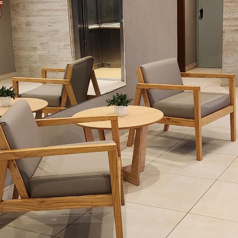 DPTO FRENTE Al MAR EN QUEQUEN CON PISCINA CLIMARIZADA CUBIERTA - Estudio Deluxe con cama grande - 4