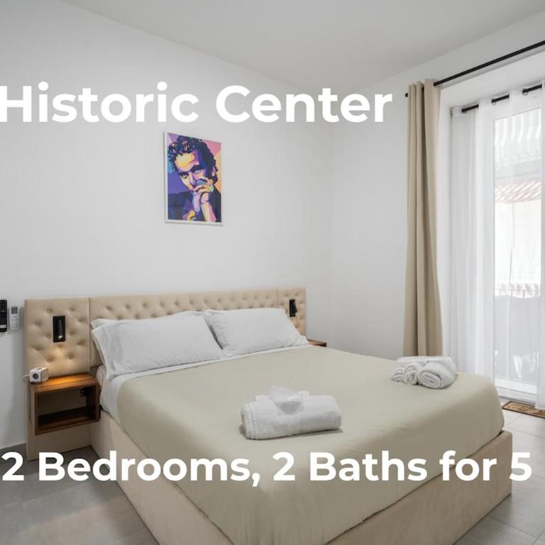 Historic Center - Elegant 2 Bedrooms, 2 Baths for 5 People - Appartamento con 2 Camere da Letto e Balcone - 1