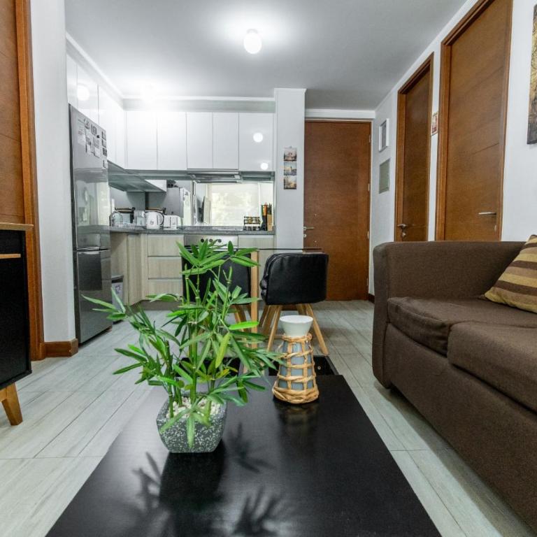 Departamento full equipado Pucón - Casa Ayun - Two-Bedroom Apartment - 4