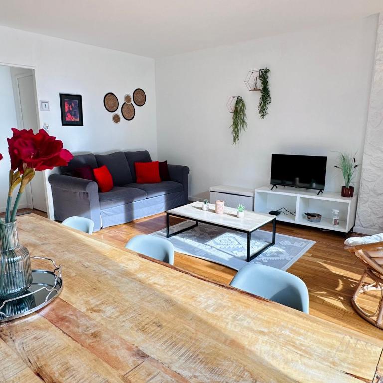 Duplex Le G - Reine des neiges 10 min Disney Paris - Appartement 3 Chambres - 35
