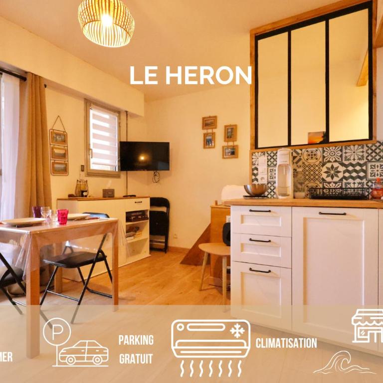 Le héron, plage à pieds - Apartment mit 1 Schlafzimmer - 1