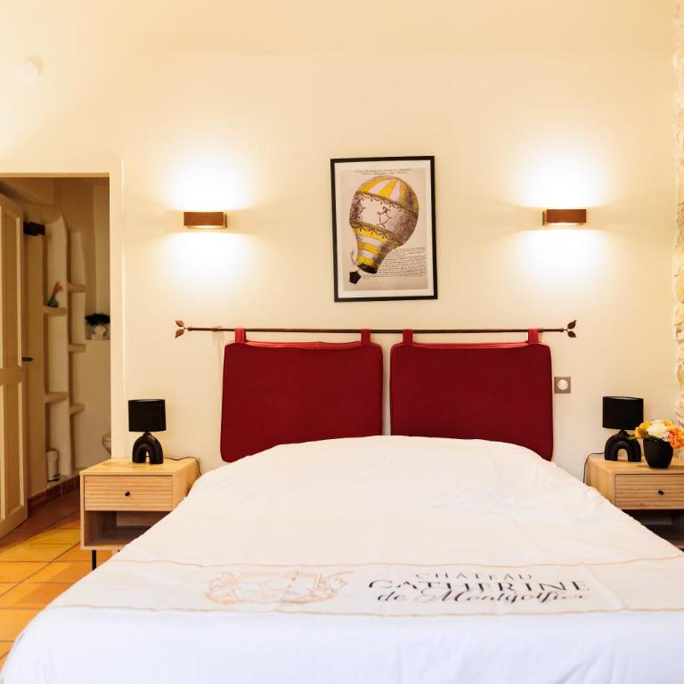 Château Catherine de Montgolfier - B&B et Gites - Piscine - Domaine viticole bio avec dégustation - Chambre Double - 14