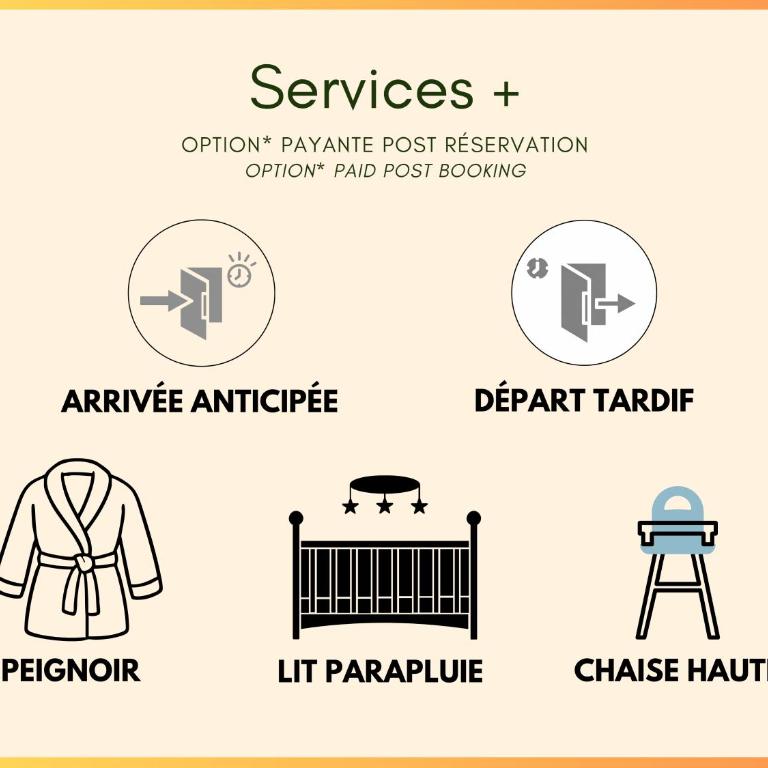 Le Pré Carré - Idéal Couple - Détente et Therme à proximité - Terrasse - Calme - Randonnée & Cyclisme - Nature - Esprit Appart'hotel - OFFRE SPÉCIALE PRINTEMPS - Apartment mit 1 Schlafzimmer - 18