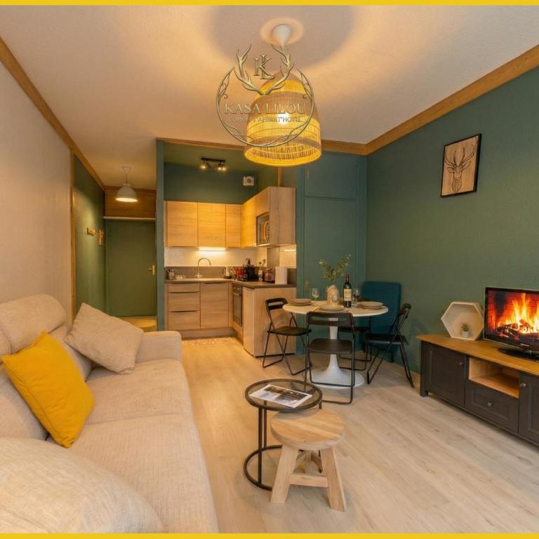 Le Pré Carré - Idéal Couple - Détente et Therme à proximité - Terrasse - Calme - Randonnée & Cyclisme - Nature - Esprit Appart'hotel - OFFRE SPÉCIALE PRINTEMPS - Apartment mit 1 Schlafzimmer - 4