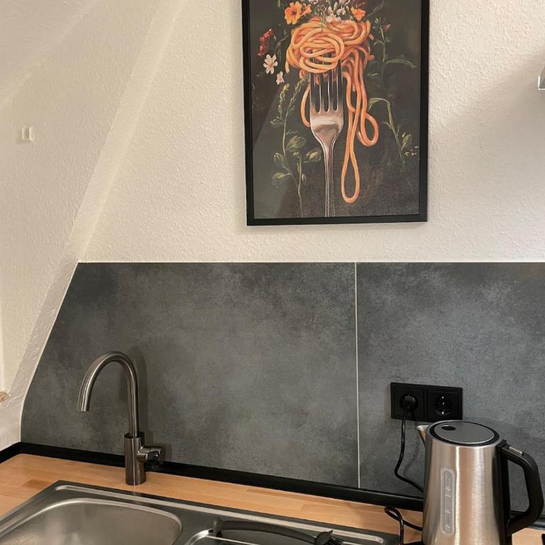 Giebelglück - 3 Zimmer, direkt an der UniKlinik, 2 Schlafzimmer, 4 Gäste, WLAN - Apartment mit 2 Schlafzimmern und Balkon - 6