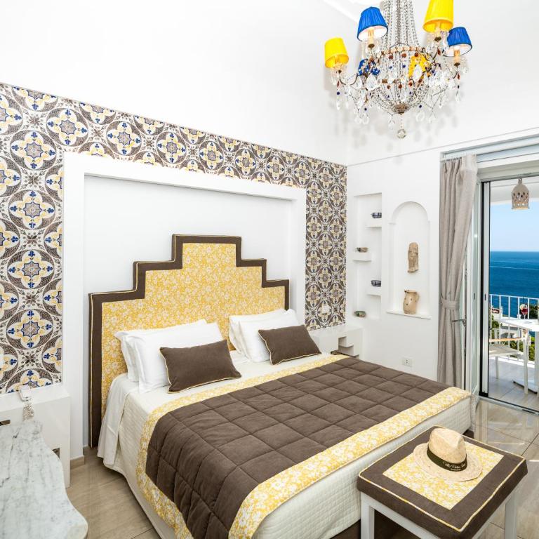 Villa Nina - Camera Matrimoniale Deluxe con Balcone e Vista Mare - 12