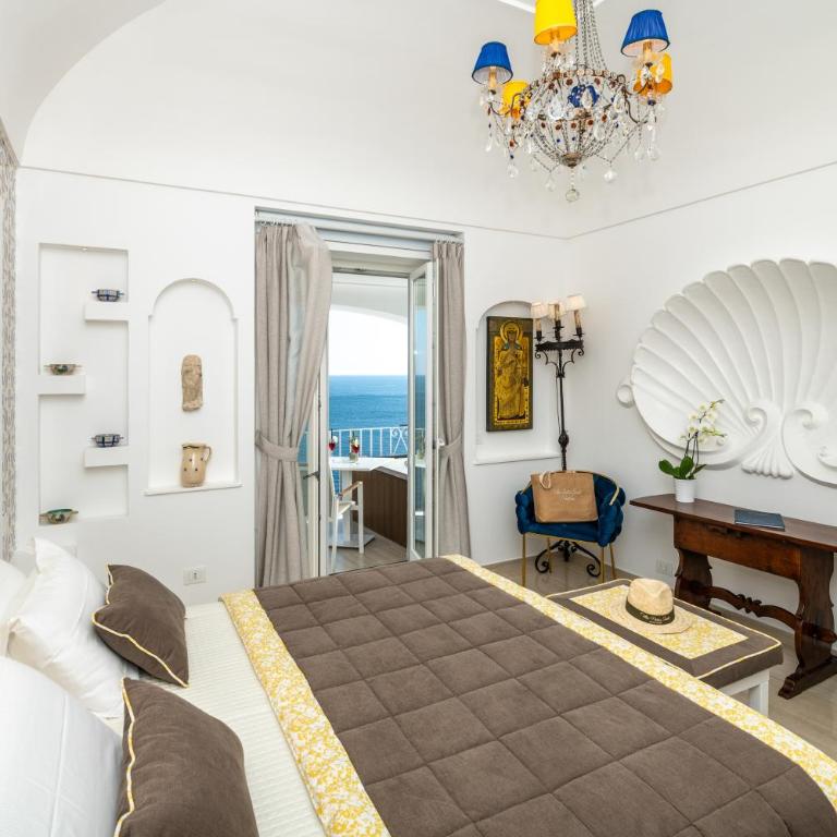Villa Nina - Camera Matrimoniale Deluxe con Balcone e Vista Mare - 11