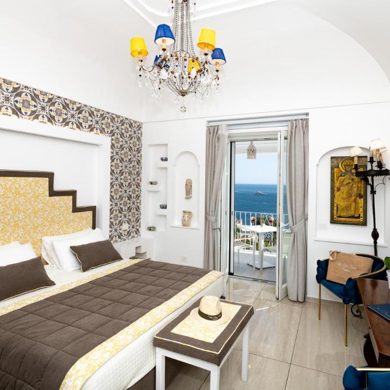 Villa Nina - Camera Matrimoniale Deluxe con Balcone e Vista Mare - 10