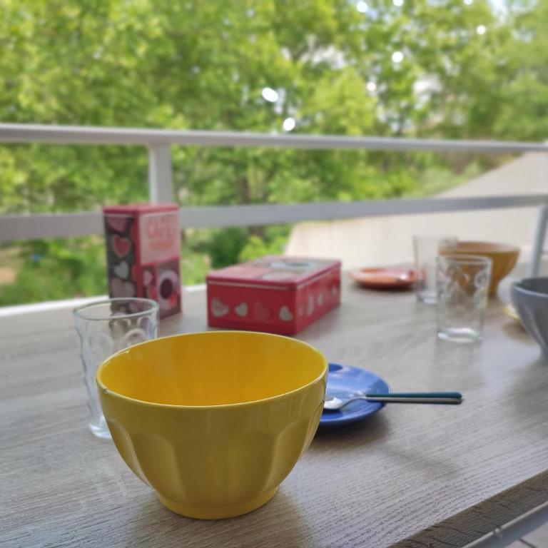 T2 Qaurtier Couchant, Vue parc, au calme, à 5 min de la plage - Apartment mit 1 Schlafzimmer - 3