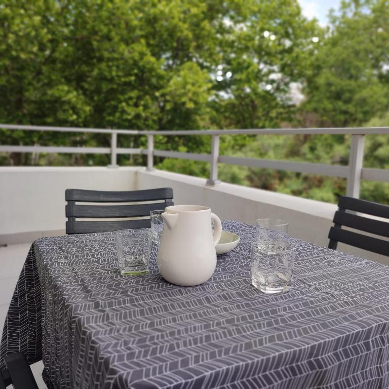 T2 Qaurtier Couchant, Vue parc, au calme, à 5 min de la plage - Apartment mit 1 Schlafzimmer - 6