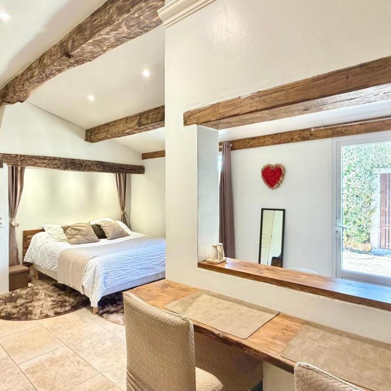 LE CHÊNE - Studio Provençal à Mougins - AC - Wifi - Parking Gratuit - - Apartamento de 1 dormitorio - 2