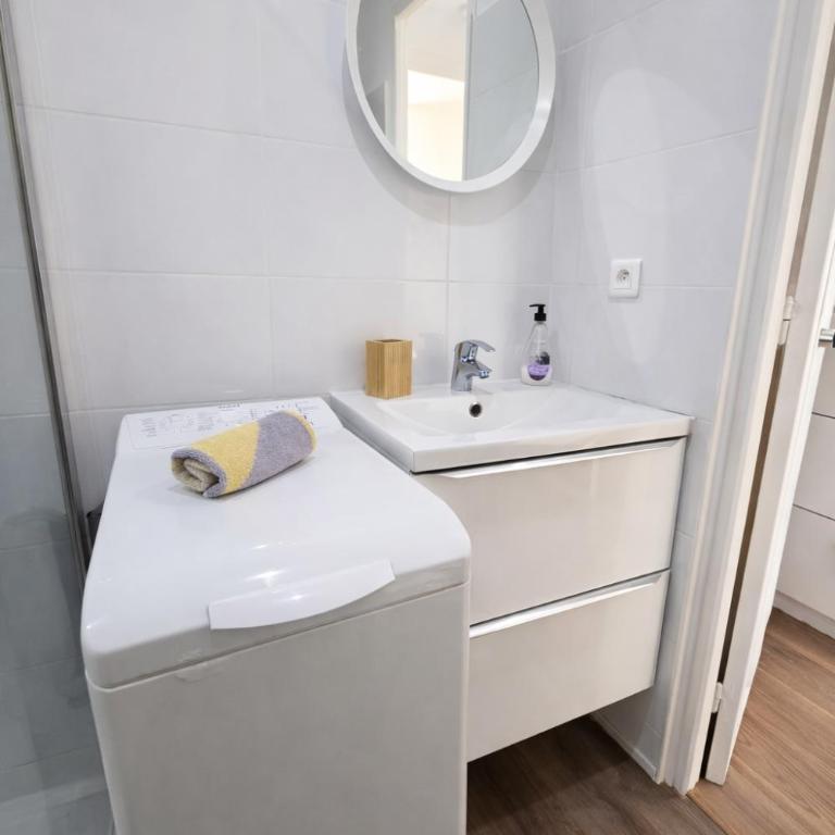 Coeur de Juan - Studio, 4P, PK, AC, centre & plage - Familienstudio - 23