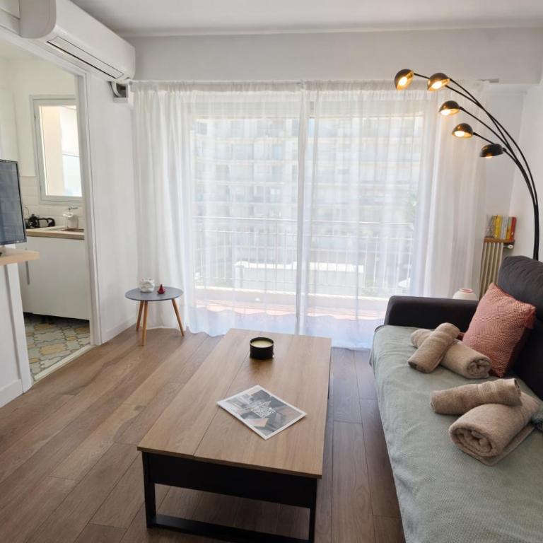 Coeur de Juan - Studio, 4P, PK, AC, centre & plage - Familienstudio - 7