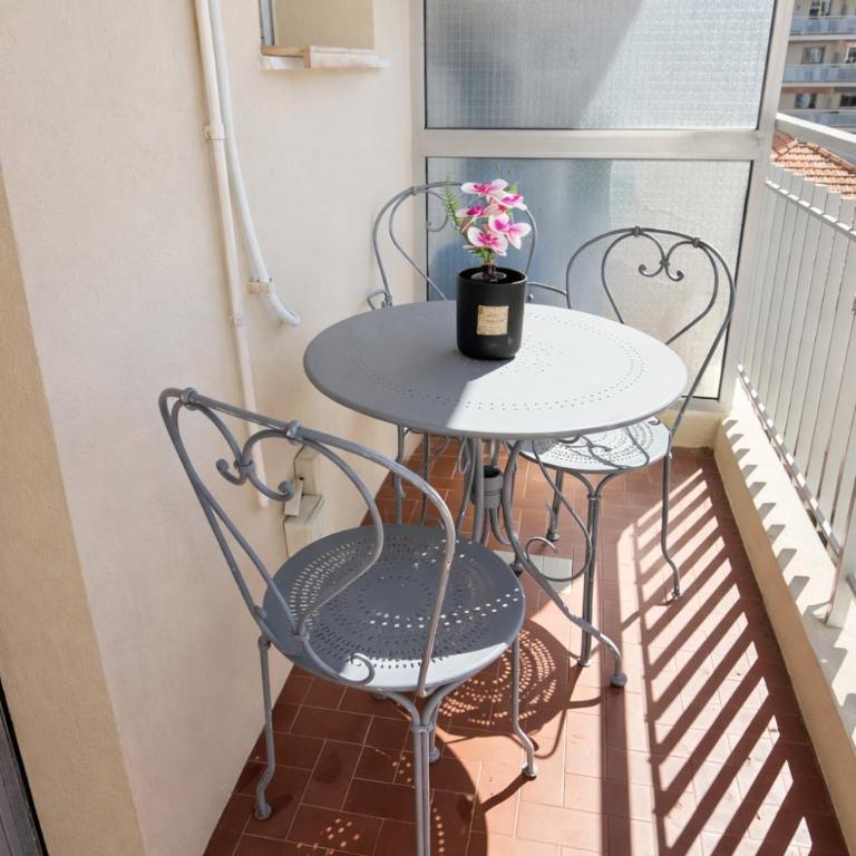 Coeur de Juan - Studio, 4P, PK, AC, centre & plage - Familienstudio - 6