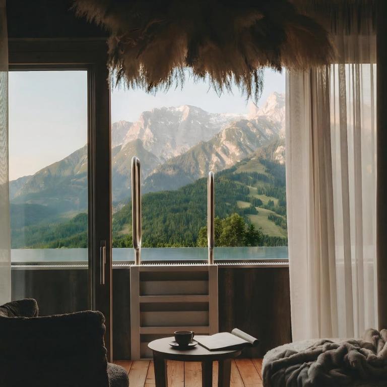 Jufenalm BOHO & Wellnesshotel - Dreibettzimmer mit Terrasse - 1