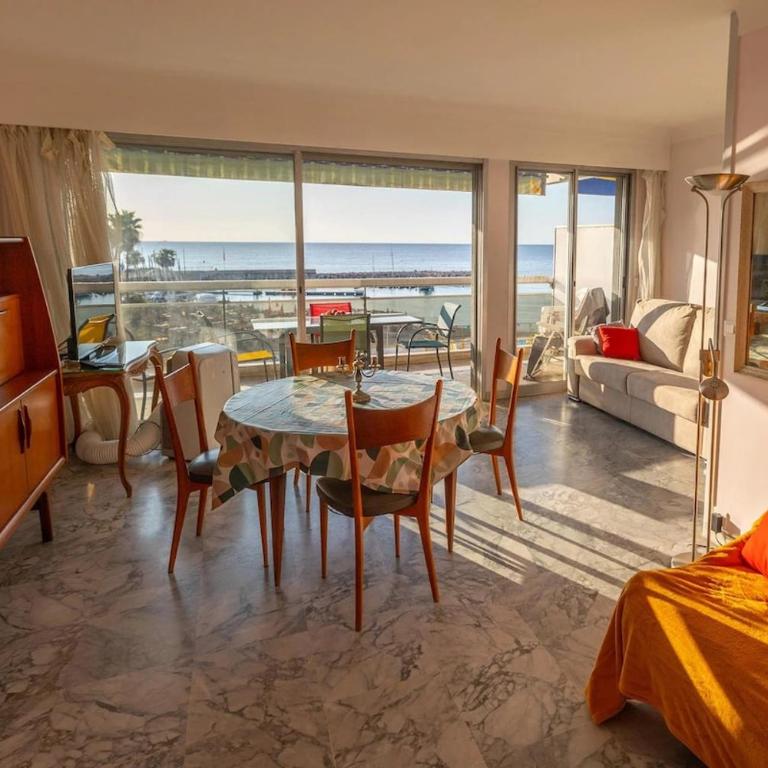 112N - Grand studio et plages face mer avec terrasse - Appartement 1 Chambre - 4