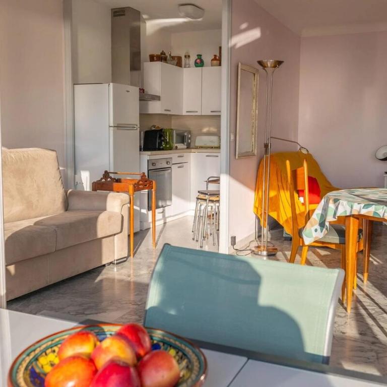 112N - Grand studio et plages face mer avec terrasse - Appartement 1 Chambre - 7