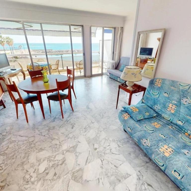 112N - Grand studio et plages face mer avec terrasse - Appartement 1 Chambre - 9