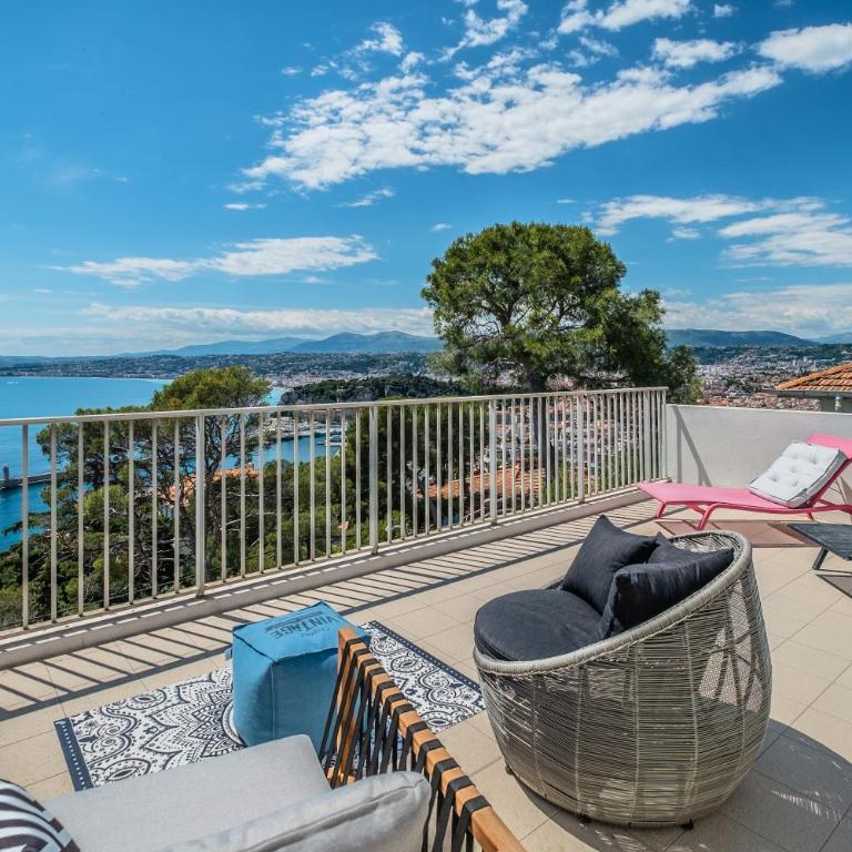 Vue des Anges,Breathless views over Baie des Anges - Appartement 2 Chambres - 12
