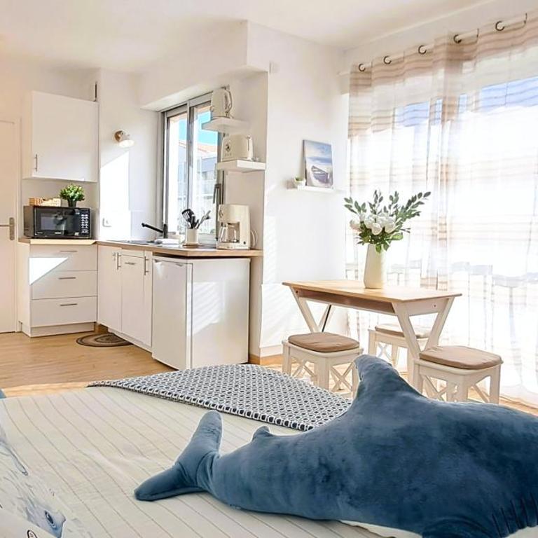 Scarif Beach Studio - Plage à 50 m - Parking privé - One-Bedroom Apartment - 21