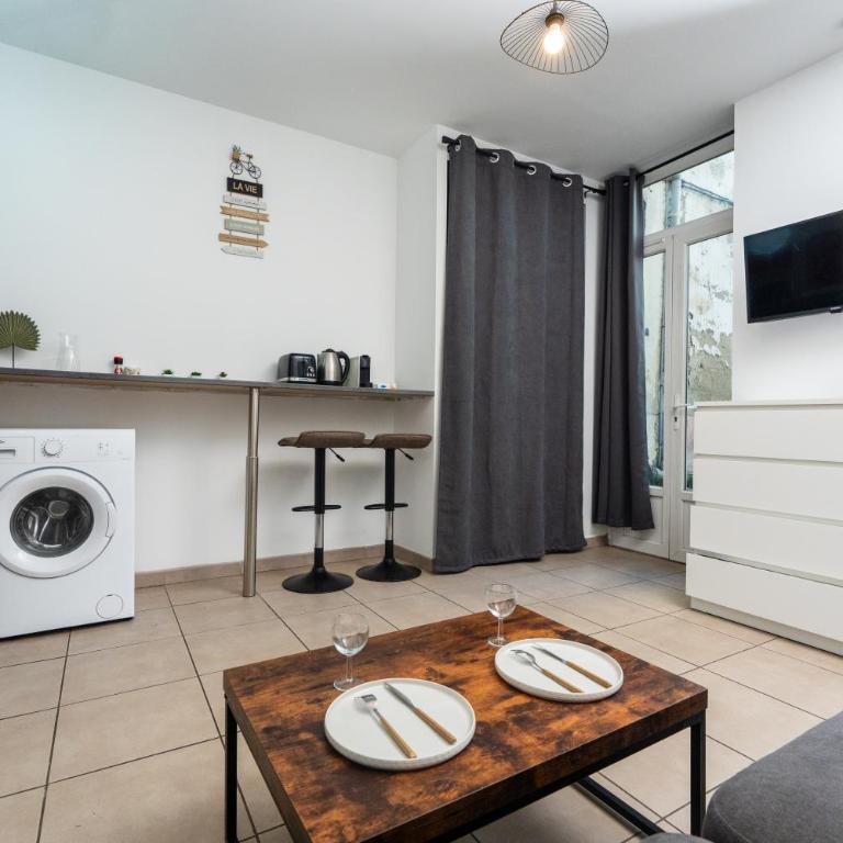 Ô Coin Des Voyageurs - Wifi, TV, Terrasse - Appartamento con 2 Camere da Letto - 7