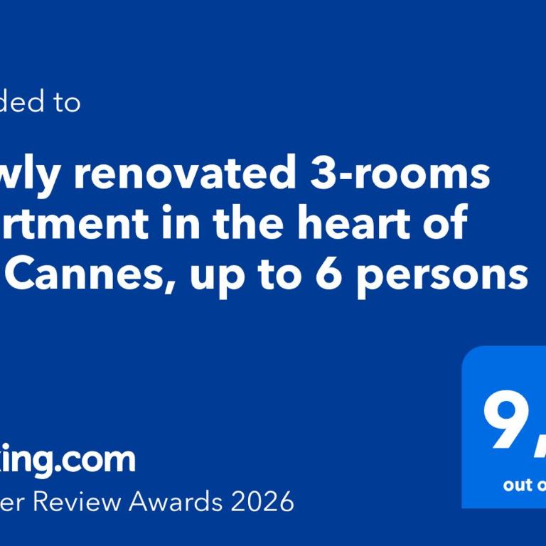 Newly renovated 3-rooms apartment in the heart of old Cannes, up to 6 persons - Appartement 2 Chambres avec Vue - 24